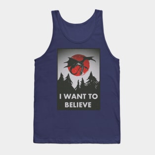 i want to belive dragon x files retro Tank Top